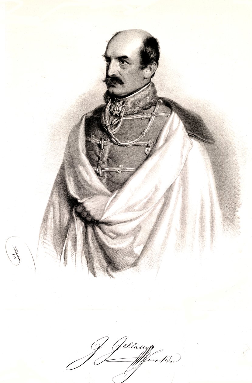 Josef Jellacic 1848 af Josef Kriehuber