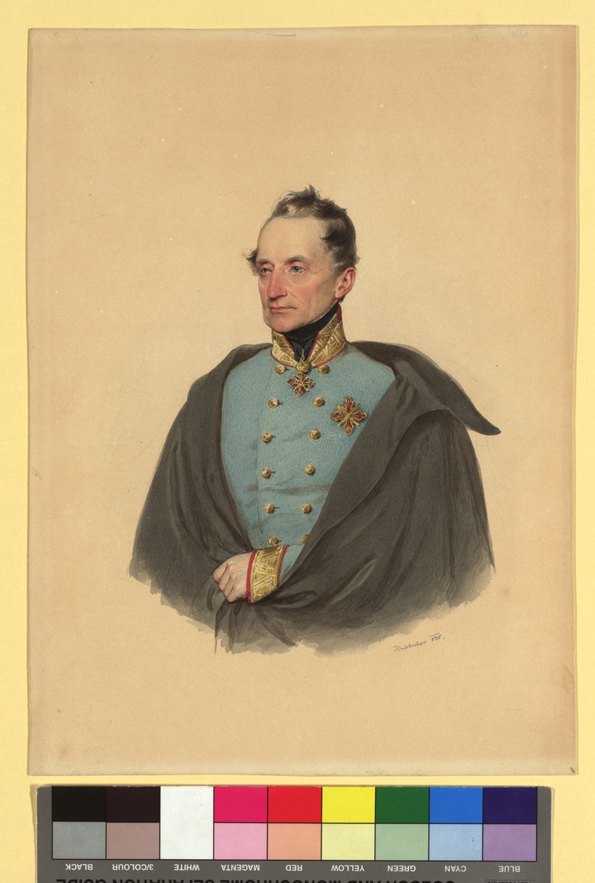 Josef Ritter von Lebzelten (1783-1836) af Josef Kriehuber