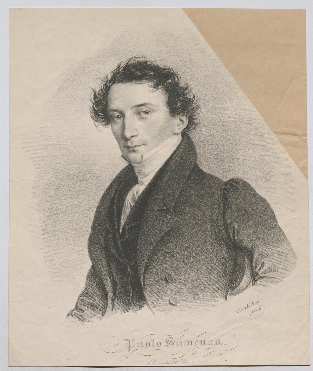 Paolo Samengo af Josef Kriehuber
