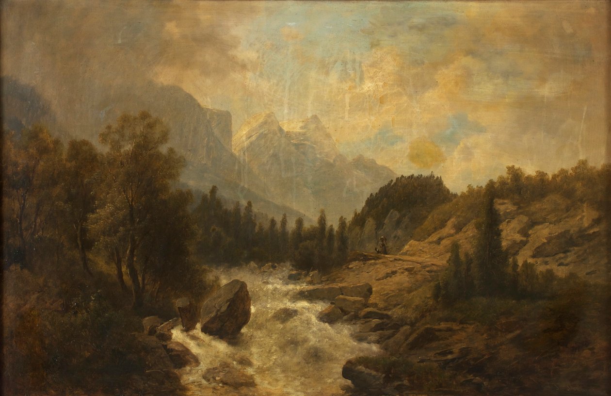 skovlandskab af Josef Kriehuber