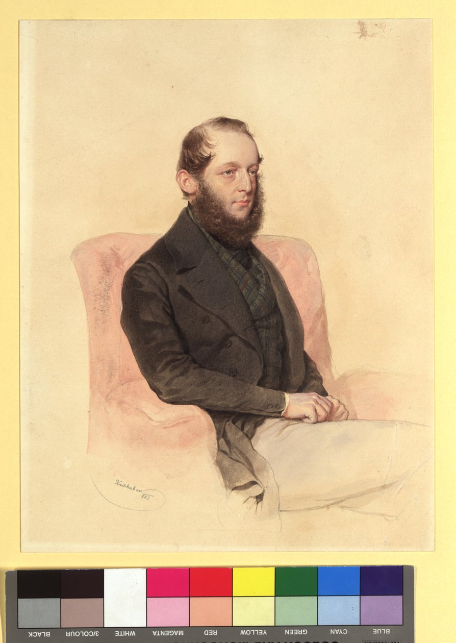 Greve Wilhelm Clemens Westphalen zu Fürstenberg (1818-1883) af Josef Kriehuber