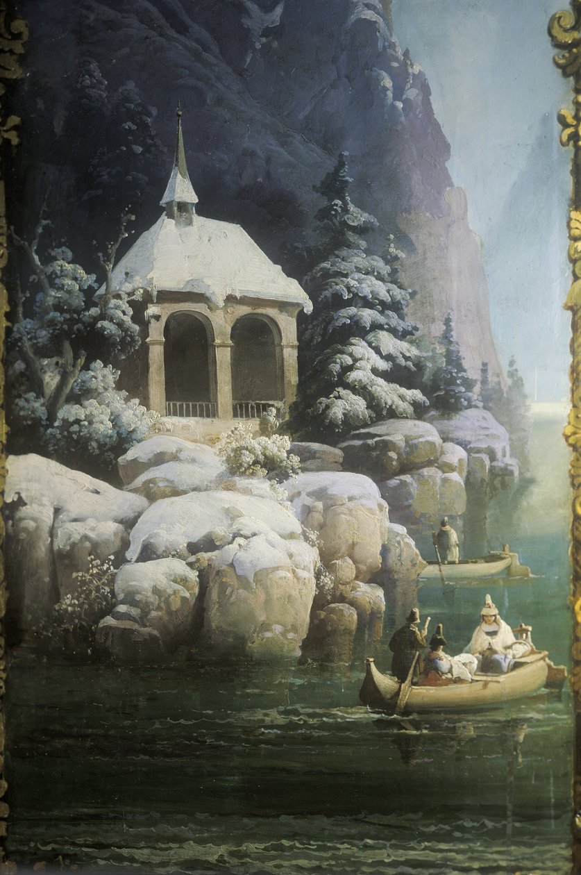 Tells kapel ved Vierwaldstättersee (Luzernsøen), 1850