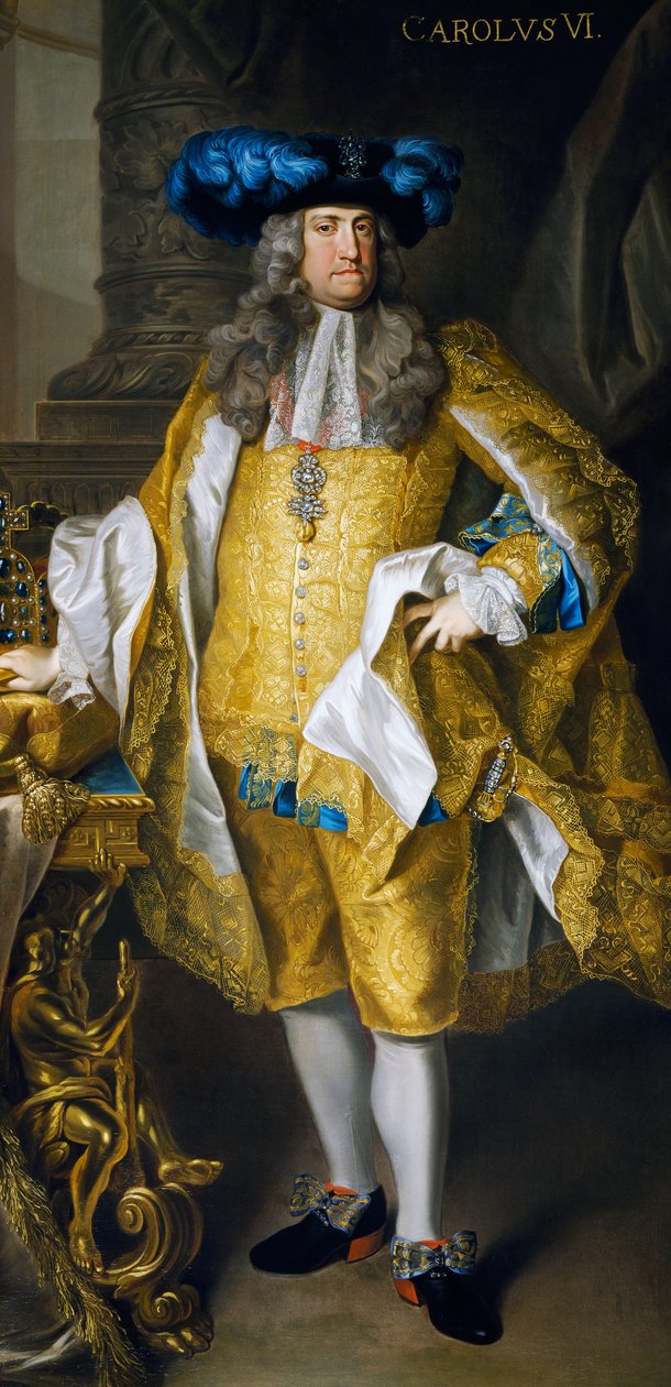 Portræt af Karl VI af Østrig (Wien af Josef and Mayrhofer Friedrich Kiss