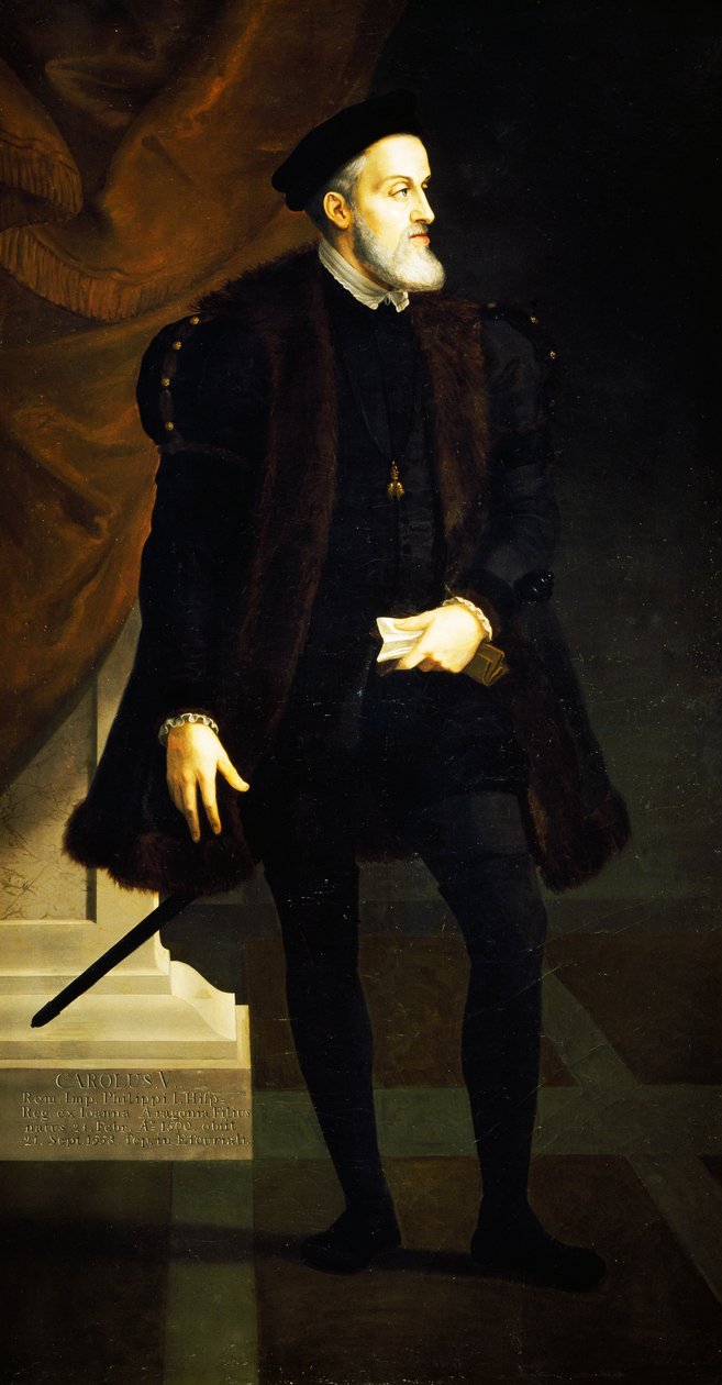 Portræt af Charles V (Gent af Josef and Mayrhofer Friedrich Kiss