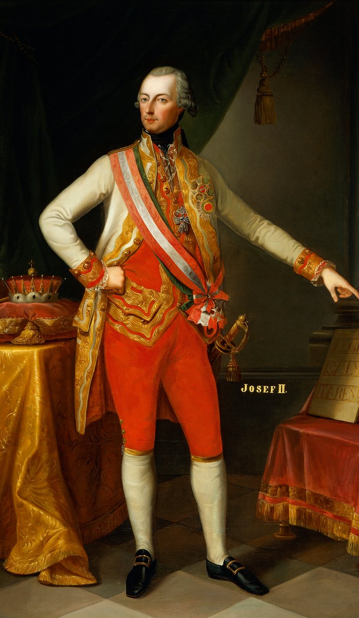 Portræt af Joseph II (Wien af Josef and Mayrhofer Friedrich Kiss
