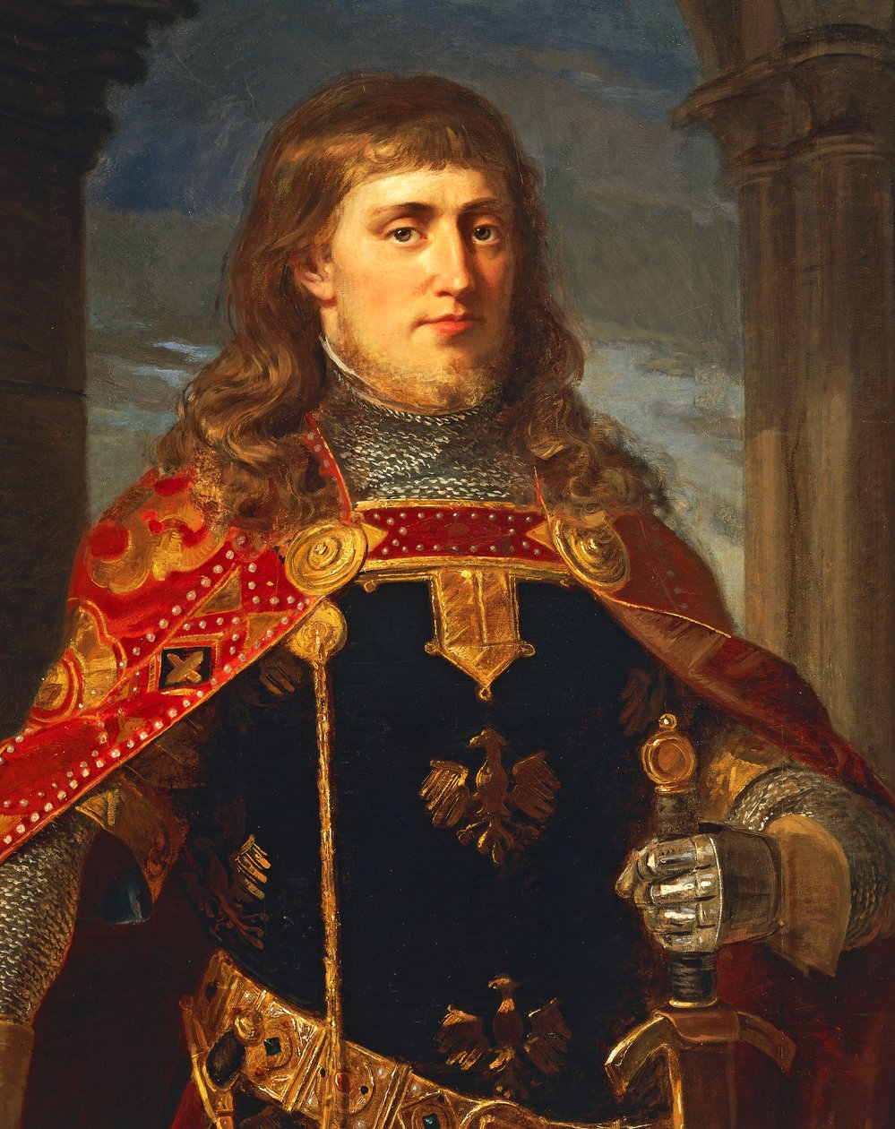 Portræt af Philip IV af Frankrig, kendt som Philip the Fair (Fontainebleau af Josef and Mayrhofer Friedrich Kiss