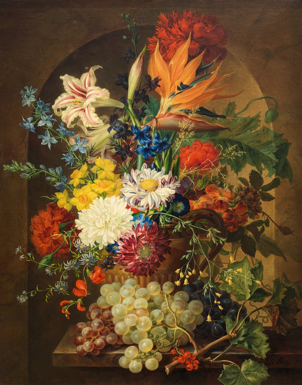 Flot blomster af Josef Nigg