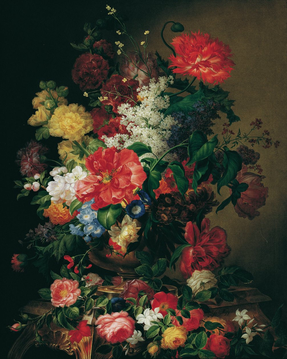 Flot blomster af Josef Nigg