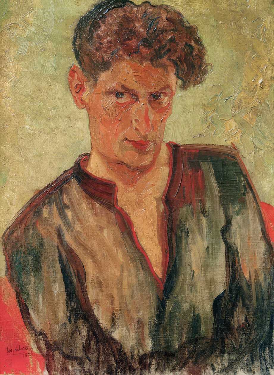 Selvportræt af Josef Scharl