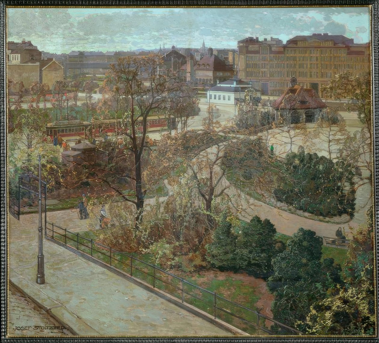 Sankt Johanns Park i det tidlige forår af Josef Stoitzner