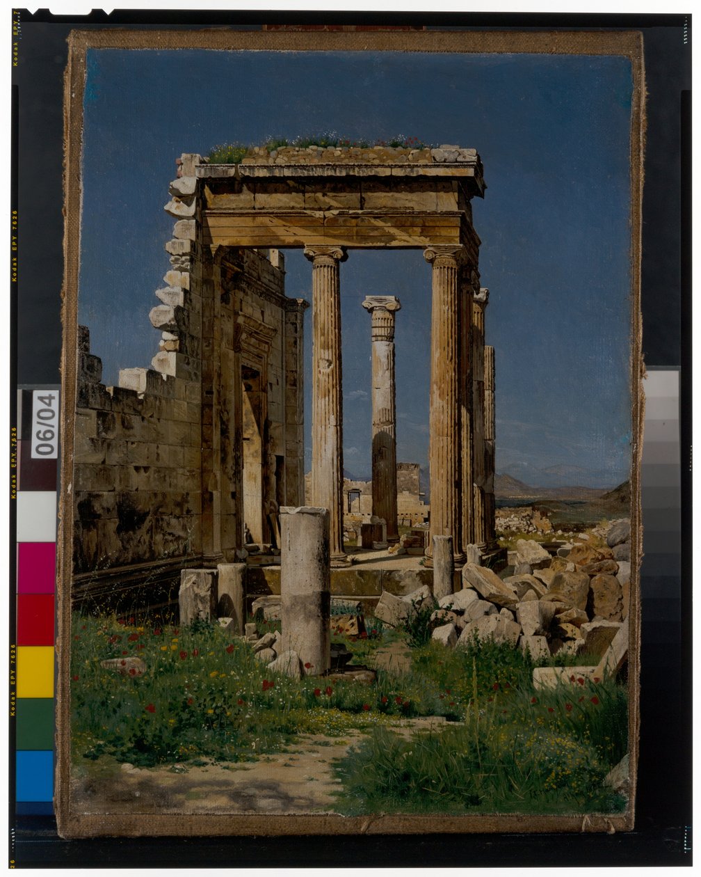 Forum Romanum (öljy kankaalle) af Josef Theodor Hansen
