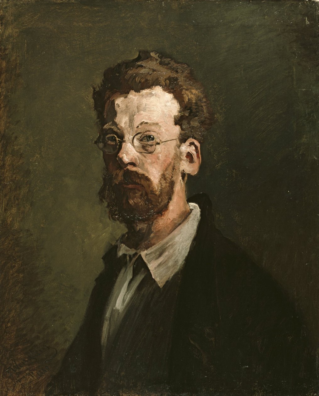 selvportræt af Josef Wenglein