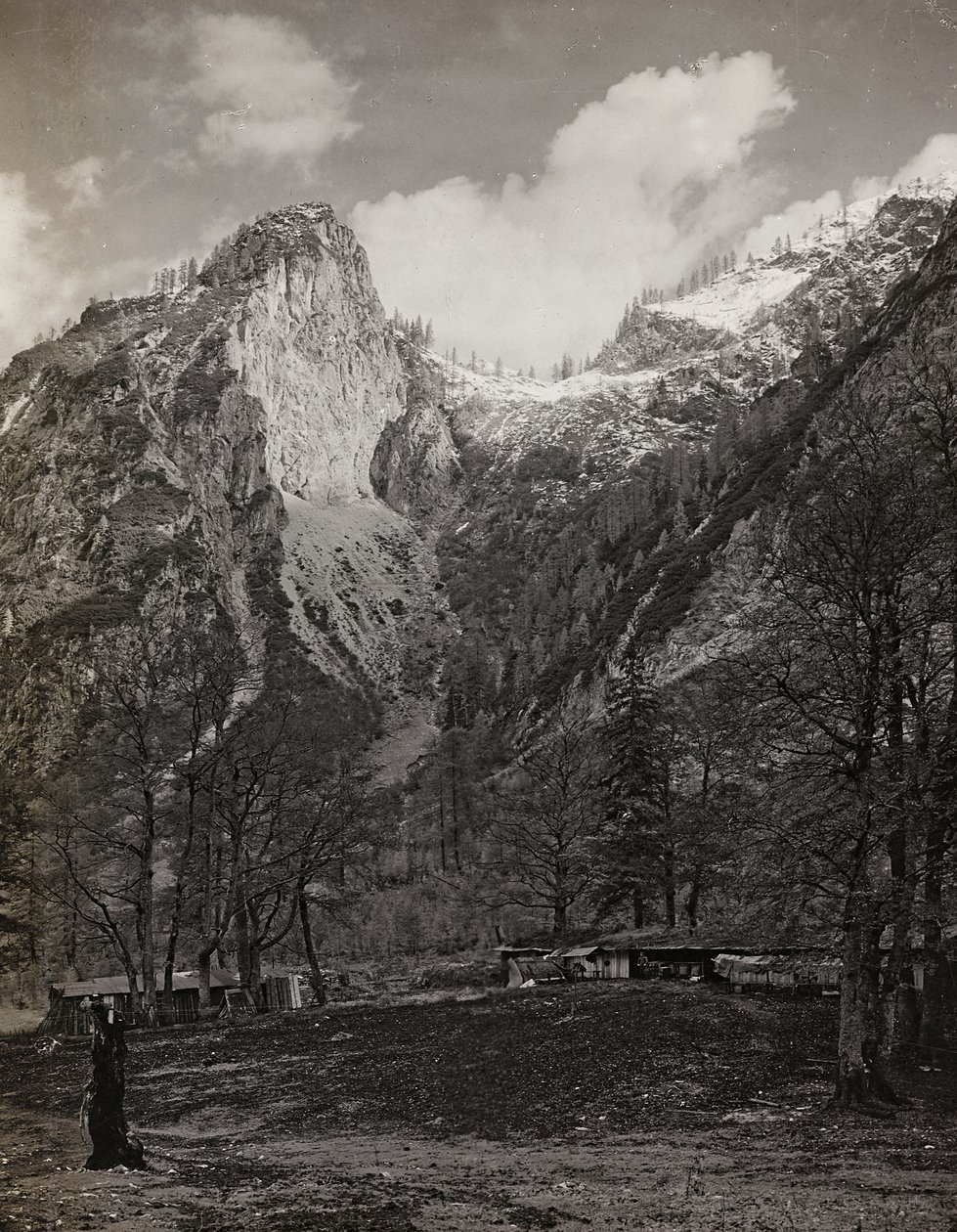 Album "Min verdenskrig - minder om den sydvestlige front i Kärnten, Italien, Trentino-Alto Adige) 31/03/1915-12/11/ 1918 - Josef Zohles Vienna ": krigszone i Lesachtal (s/h) af Josef Zohles