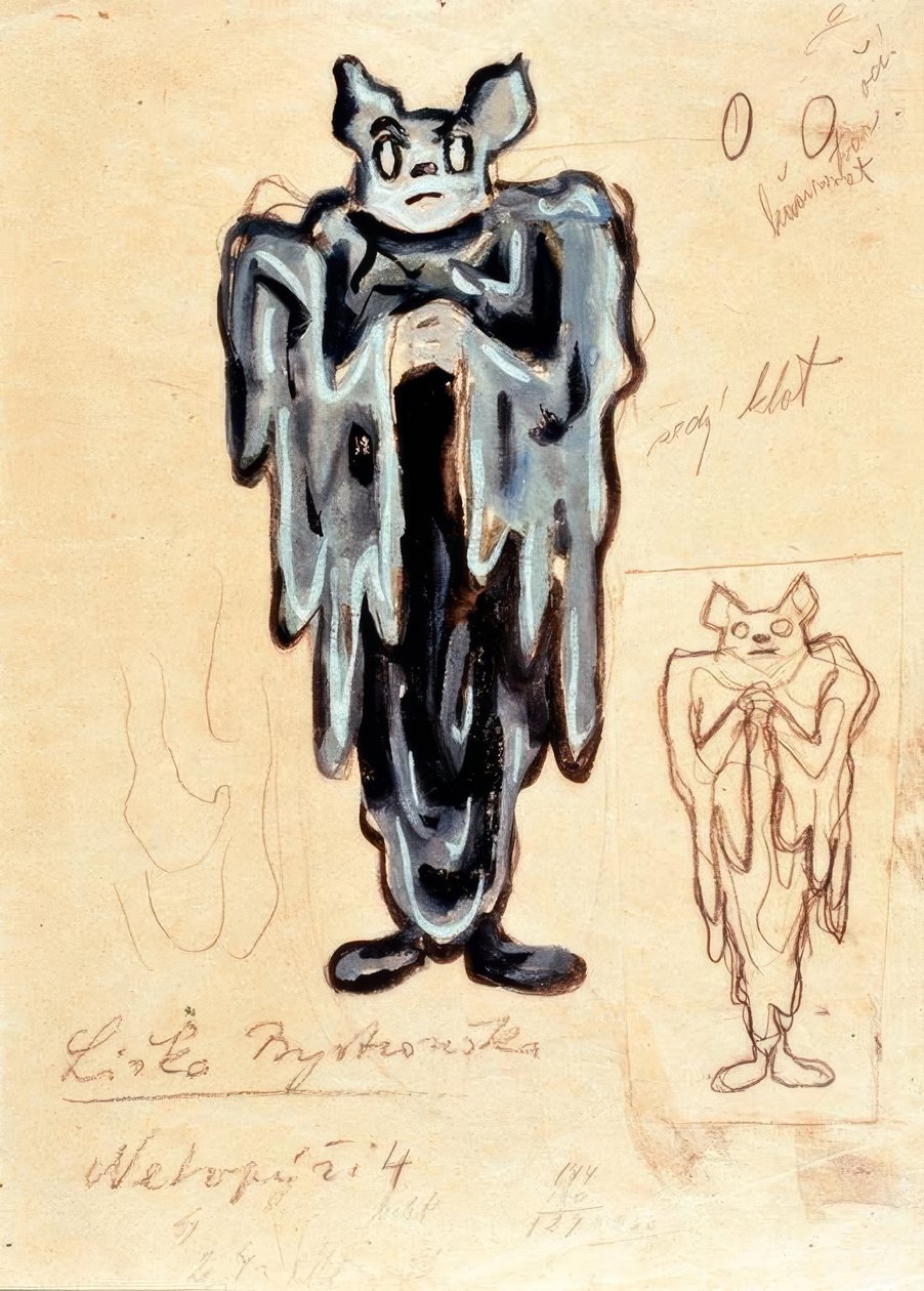 Janacek, smart lille ræv/figur af Josef Čapek