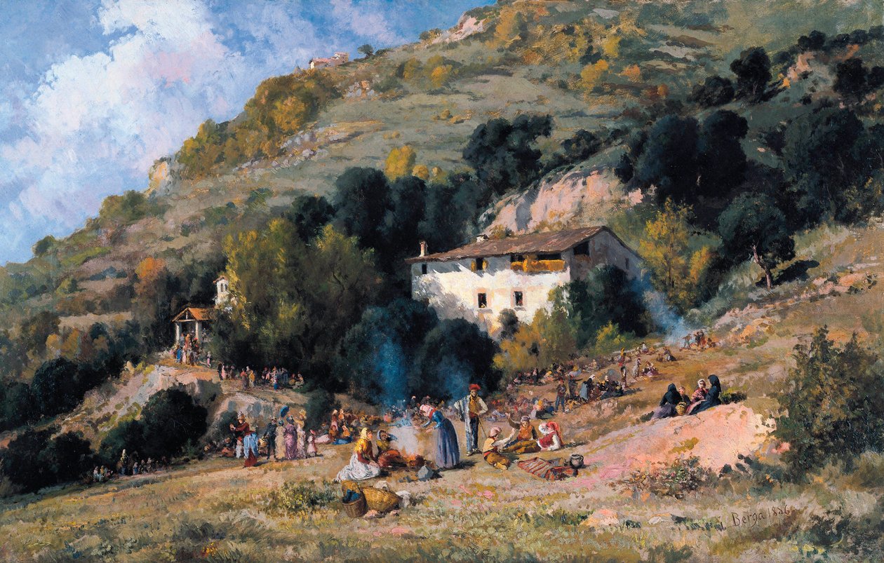 catalansk folkefest "aplec" af Josep Berga Boix