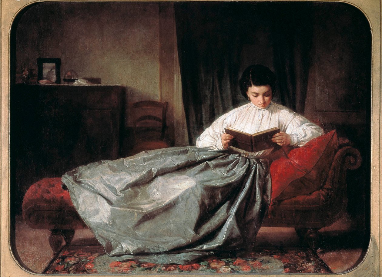 "" Gentagelsen af albummet (?) "" Maleri af Josep Duran i Riera (1849-1928). 1872. Barcelona, Cataloniens Nationalmuseum for Kunst. af Josep Duran Riera