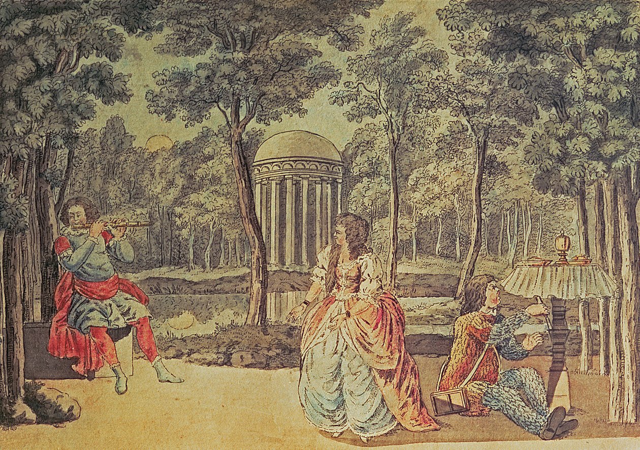 Pamina! Du er her! Gode Gud!, 2. akt, fra "Tryllefløjten" af Wolfgang Amadeus Mozart (1756-91) af Joseph and Peter Schaffer
