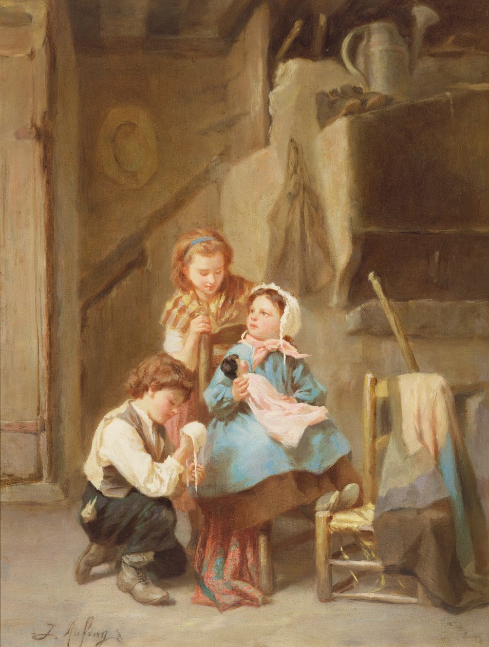 Påklædning af Dolly af Joseph Athanase Aufray