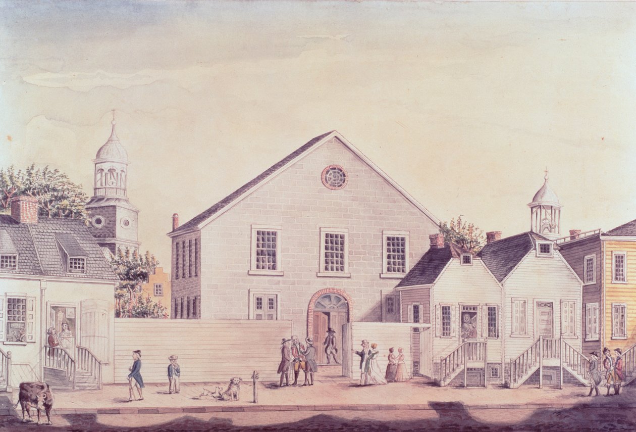 Den første metodistiske episkopale kirke i Amerika, 1868 af Joseph B. Smith