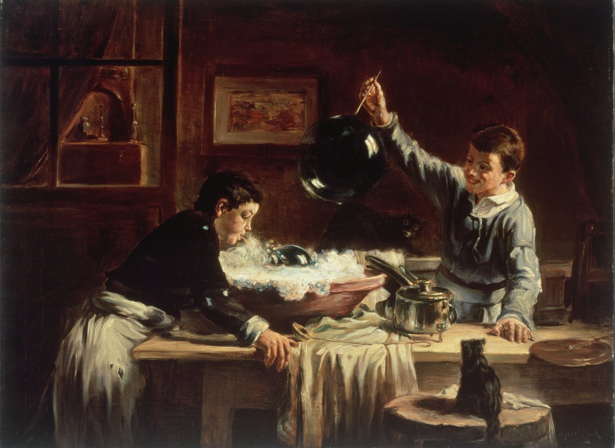 Blæser bobler, 1899 af Joseph Bail