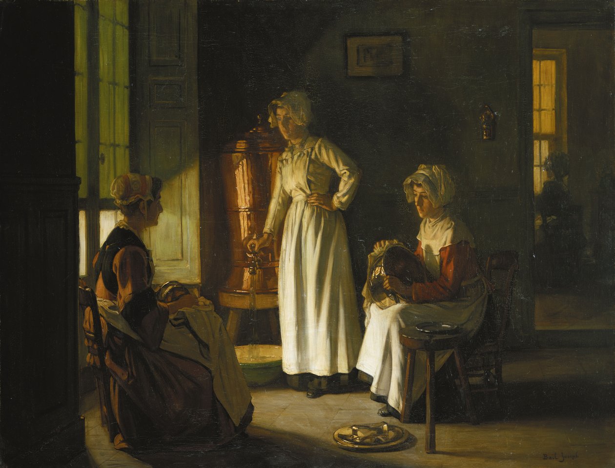 Bryggeri tjenestepiger af Joseph Bail