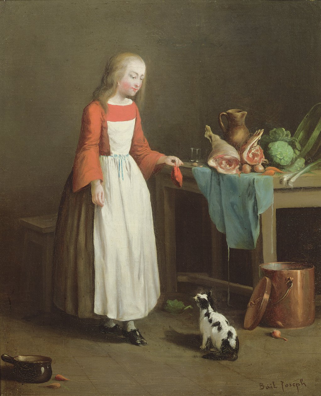 Køkkenpigen af Joseph Bail