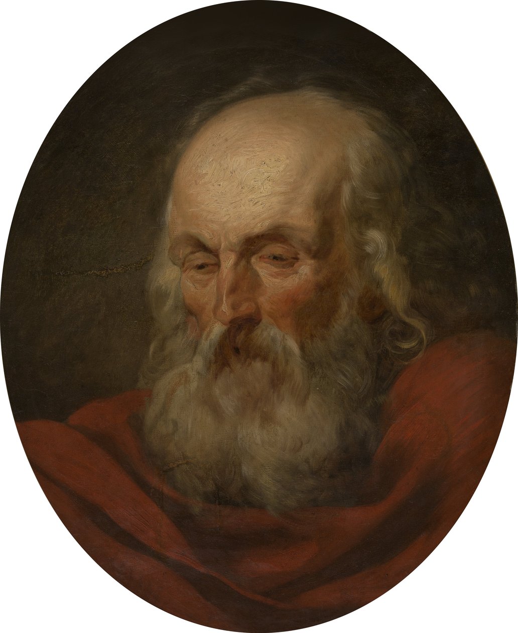 Hoved af en gammel mand af Joseph Benoît Suvée