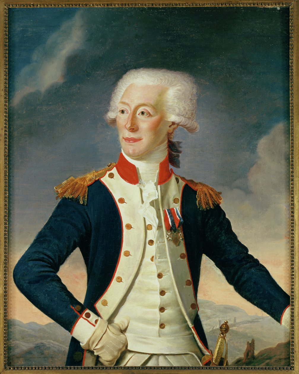 Marquis Marie-Joseph-Paul-Yves-Roch-Gilbert du Motier de Lafayette, 1790 af Joseph Boze