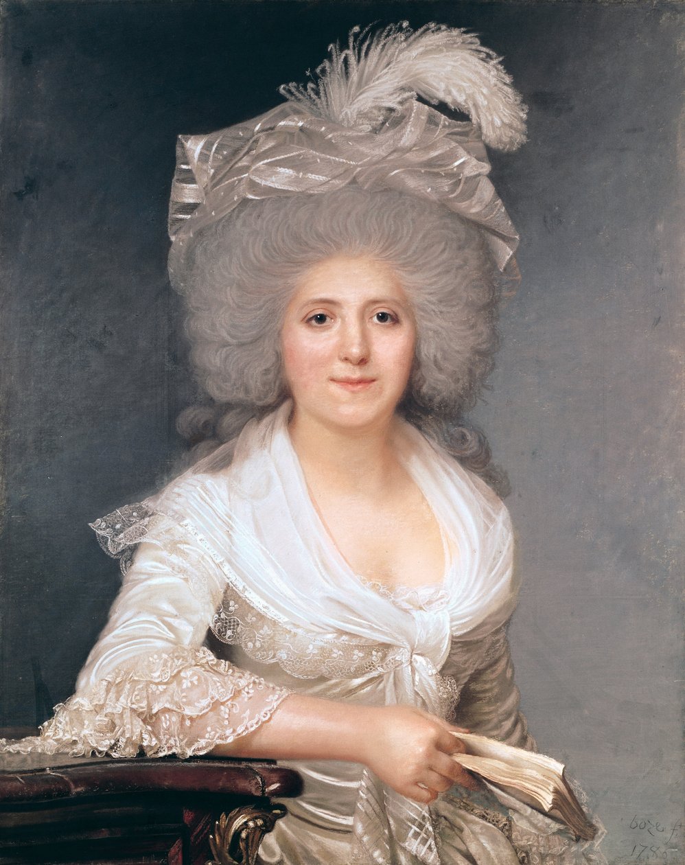 Portræt af Madame Jeanne-Louise-Henriette Campan (1752-1822) 1786 af Joseph Boze