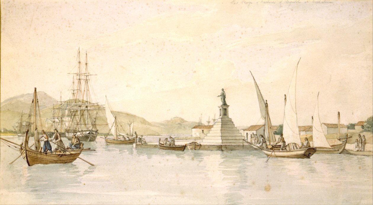 Udsigt over Argostoli på øen Cephalonia af Joseph Cartwright
