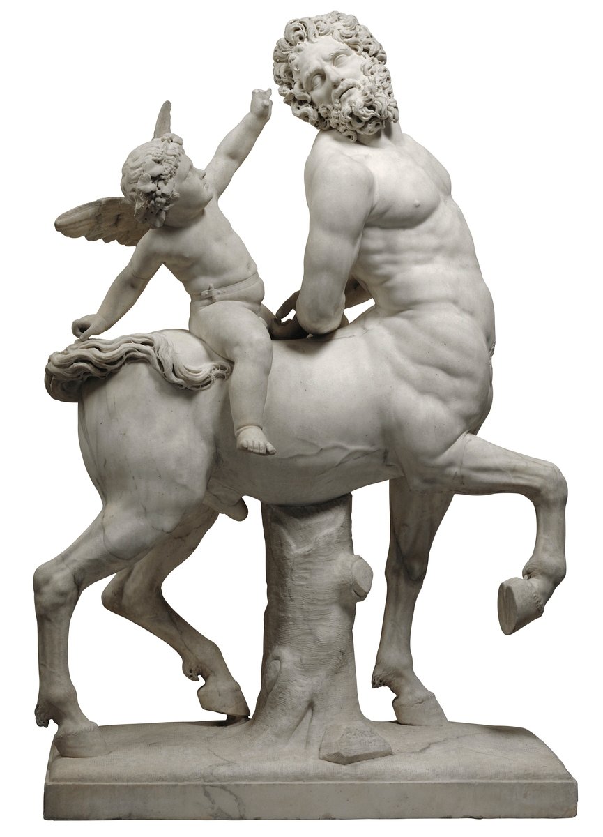 Centaur tæmmet af kærlighed af Joseph Chinard