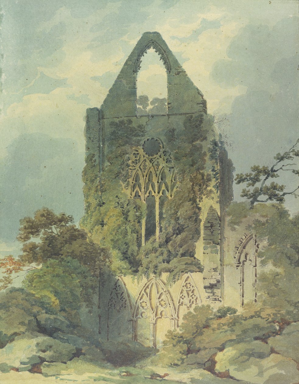 Tintern Abbey af Joseph Clarendon Smith