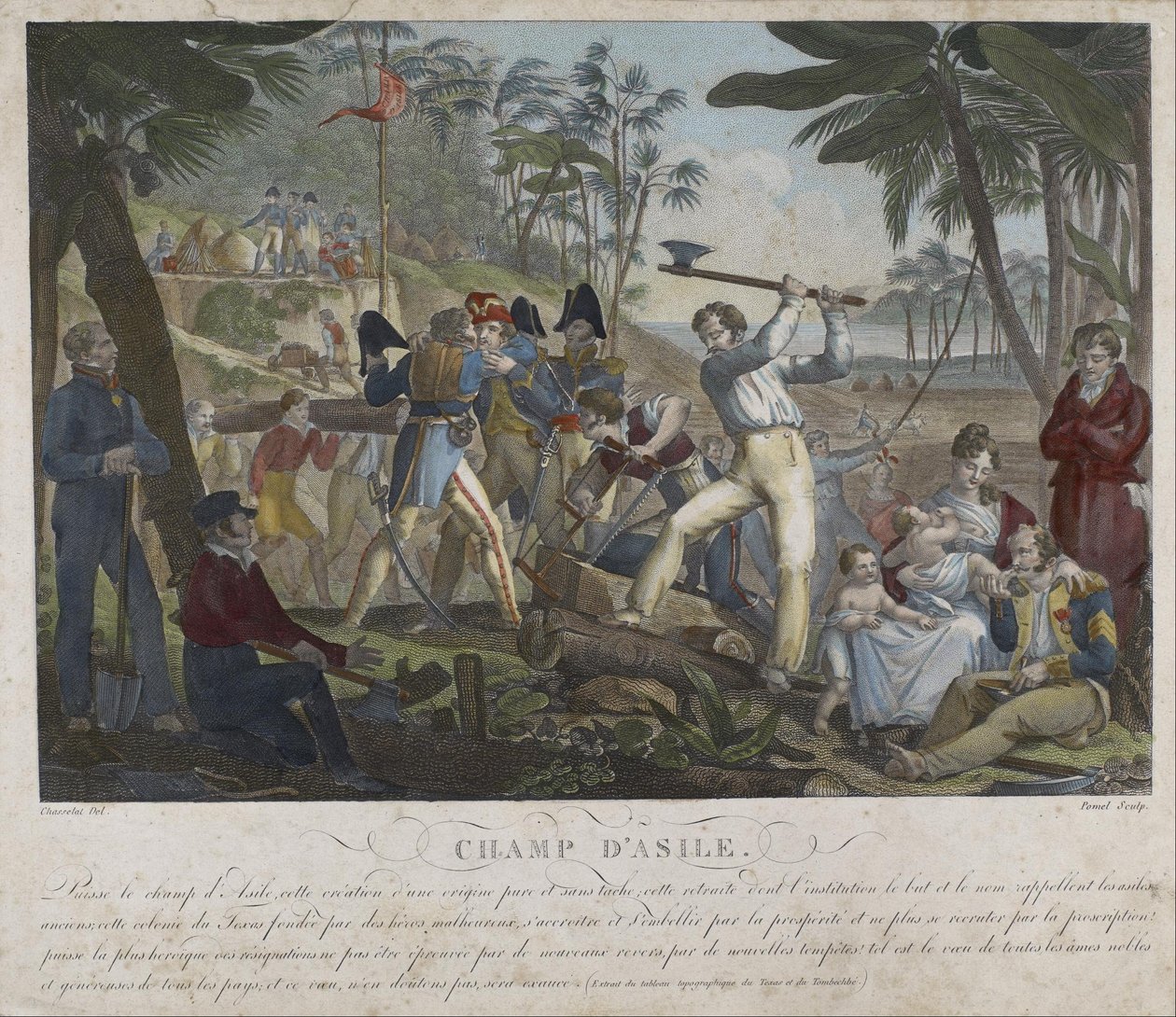 Champ dAsile af Joseph Claude Pomel