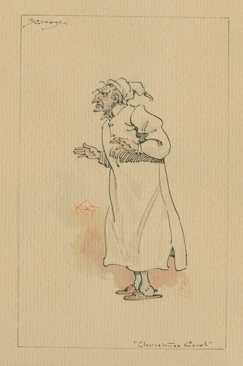 Ebenezer Scrooge - A Christmas Carol, ca. 1920