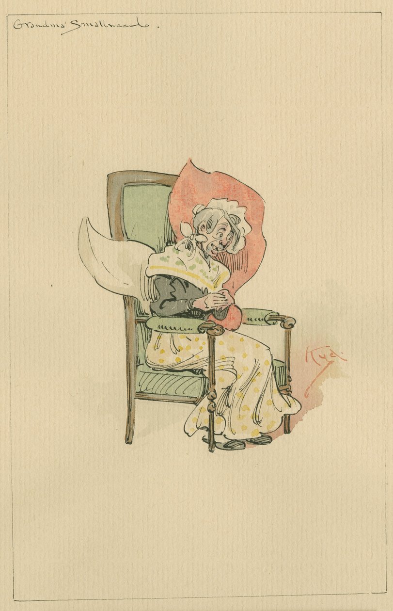 Bedstemor Smallweed, ca. 1920