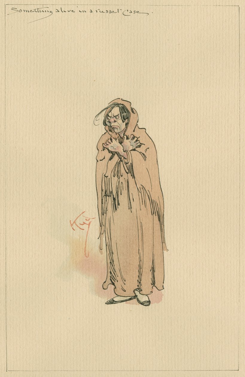 Something Alive in Russett Case, ca. 1920