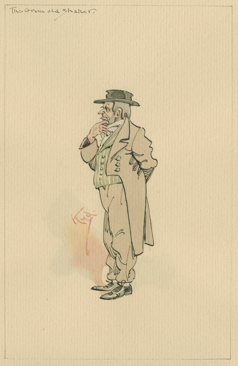 The Grim Old Shaker, ca. 1920