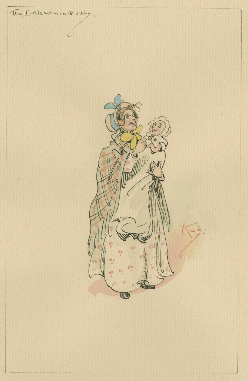 The Lale Lady und Baby, ca. 1920