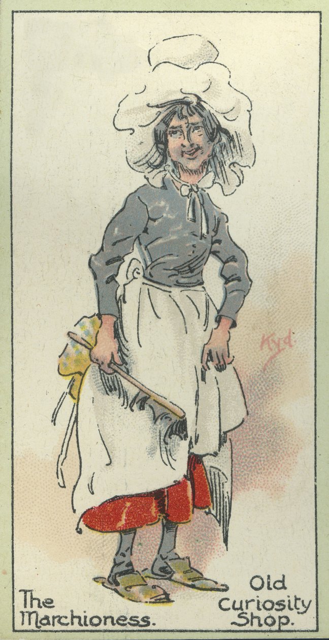 Marskineserinden, fra "The Old Curiosity Shop" af Charles Dickens, 1923 af Joseph Clayton Clarke