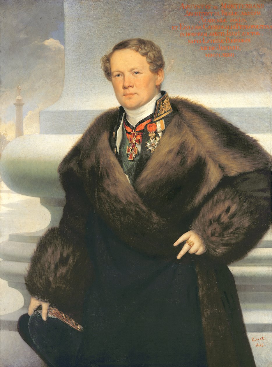 Auguste Ricard de Montferrand (1786-1856) 1842 af Joseph Desire Court