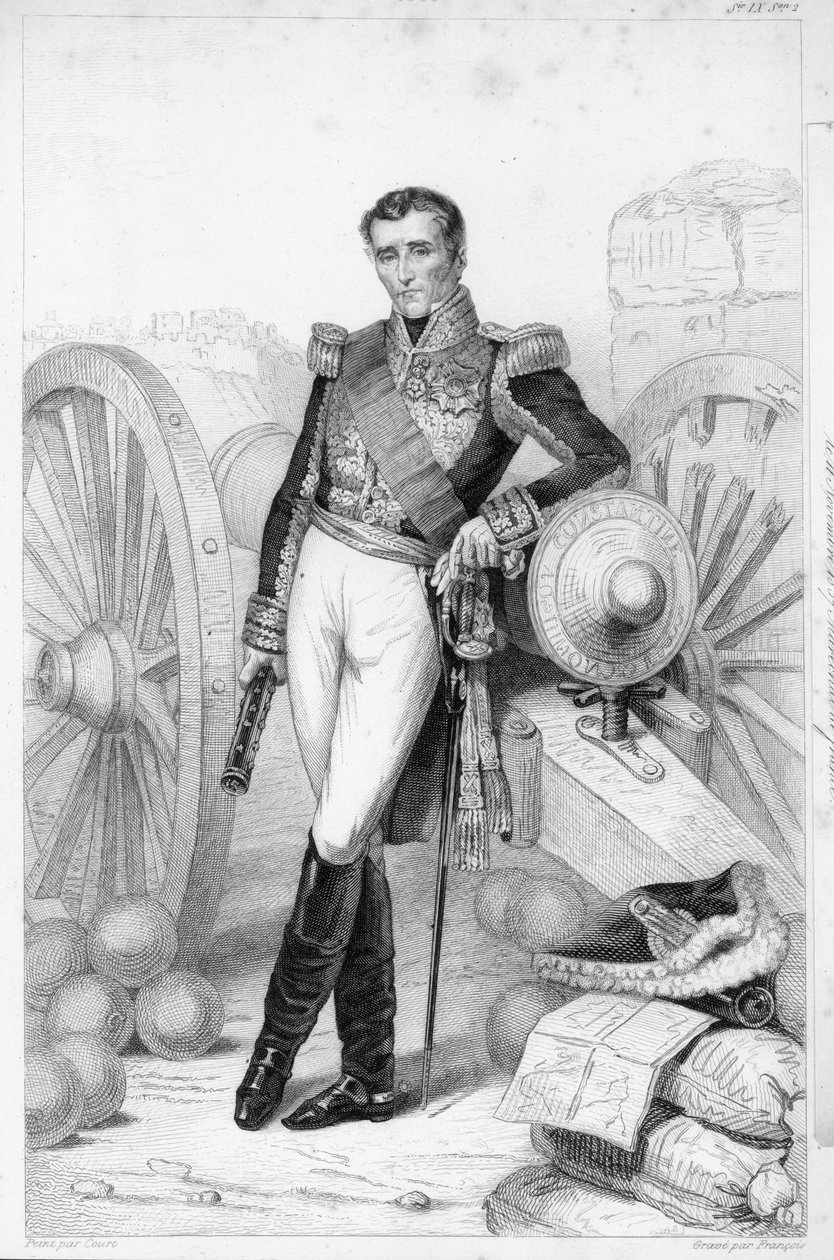 Sylvain Charles Valee (1773-1846), greve og marskal af Joseph Desire Court