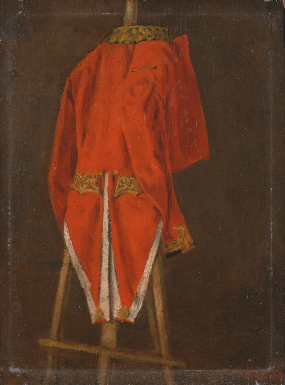 Studie af en frakke tilhørende John, 11. jarl af Westmorland af Joseph Edgar Boehm