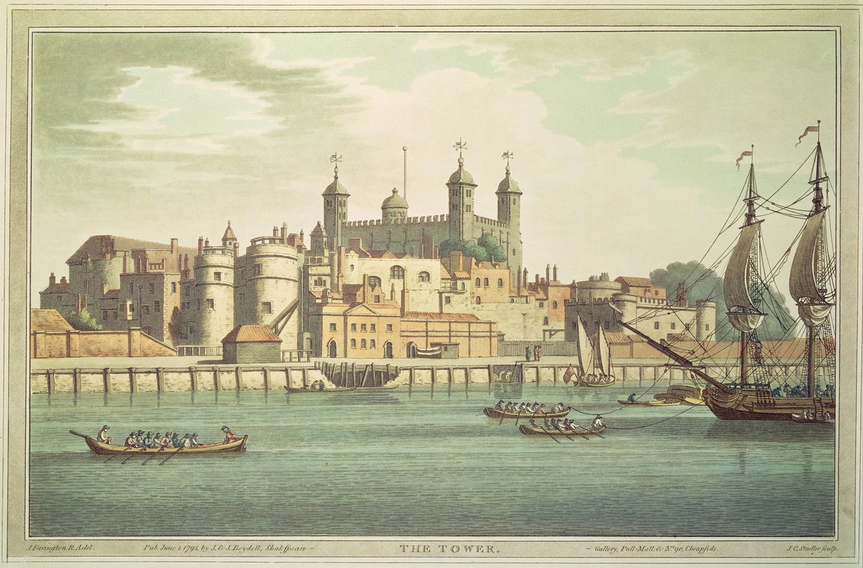Tower of London, 1795 af Joseph Farington