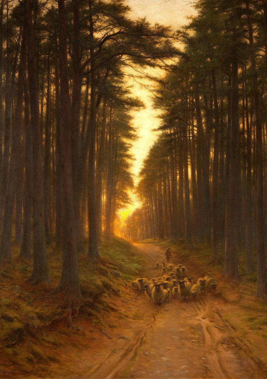 Nu kom den stille aften, ca.1905 af Joseph Farquharson