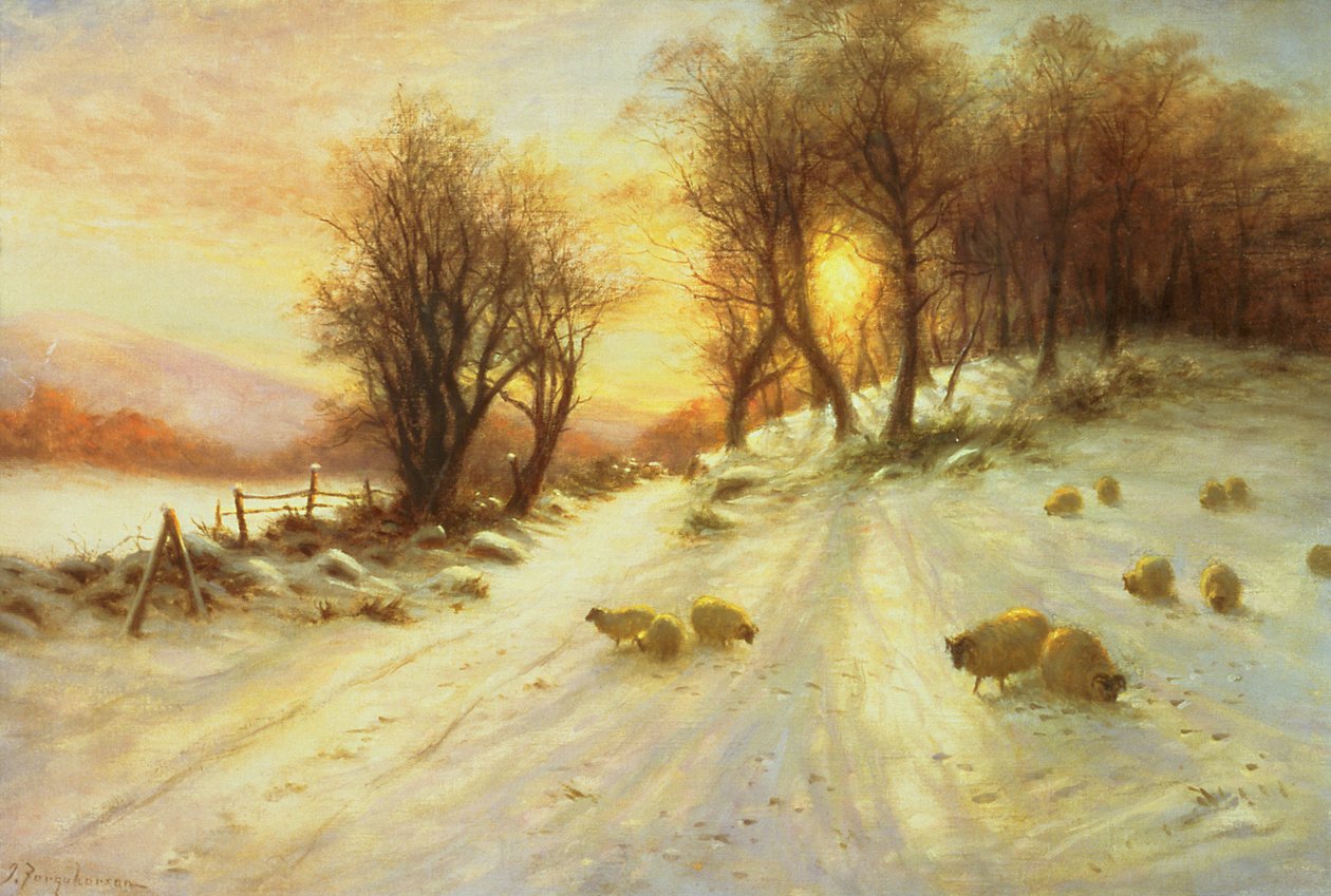 Får i vintersne af Joseph Farquharson