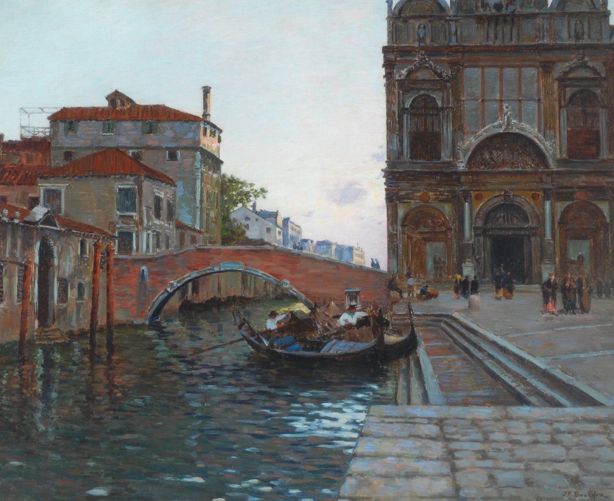Hospitalet, Venedig af Joseph Felix Boucher