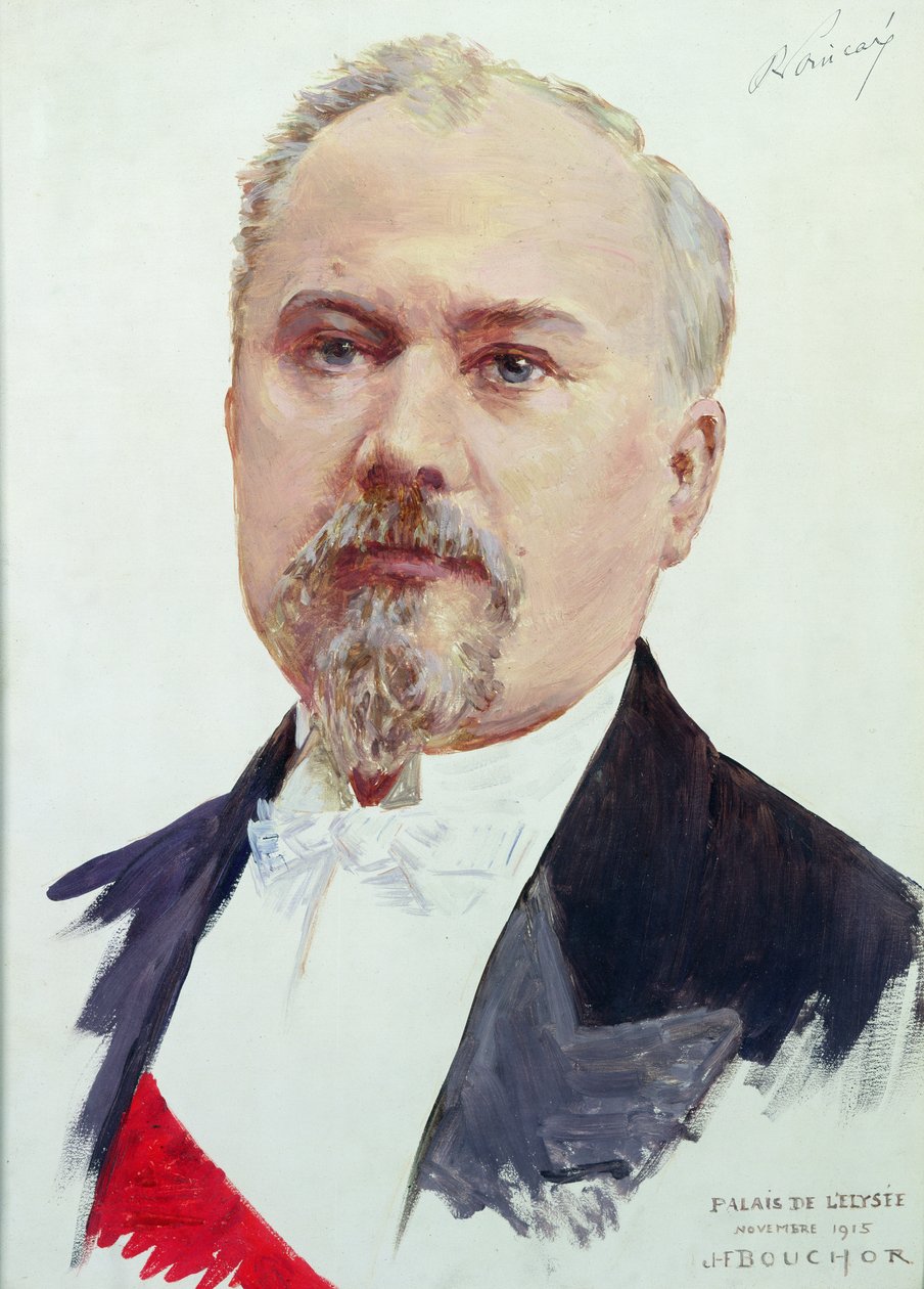 Portræt af Raymond Poincare (1860-1934) 1915 af Joseph Felix Bouchor