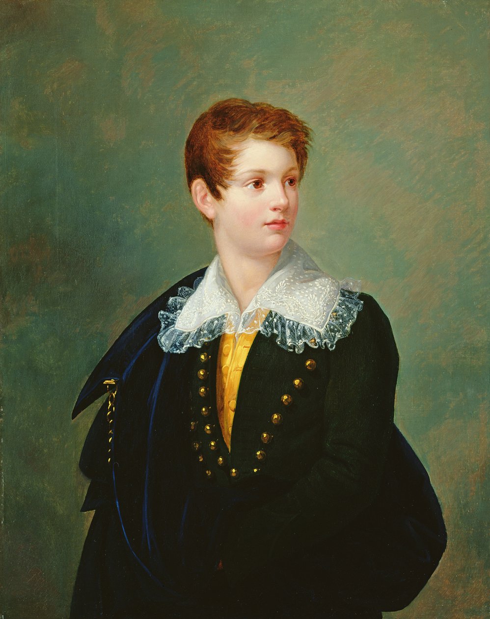 Portræt af Frederic-Napoleon Baciocchi (1815-33) ca.1824 af Joseph Franque