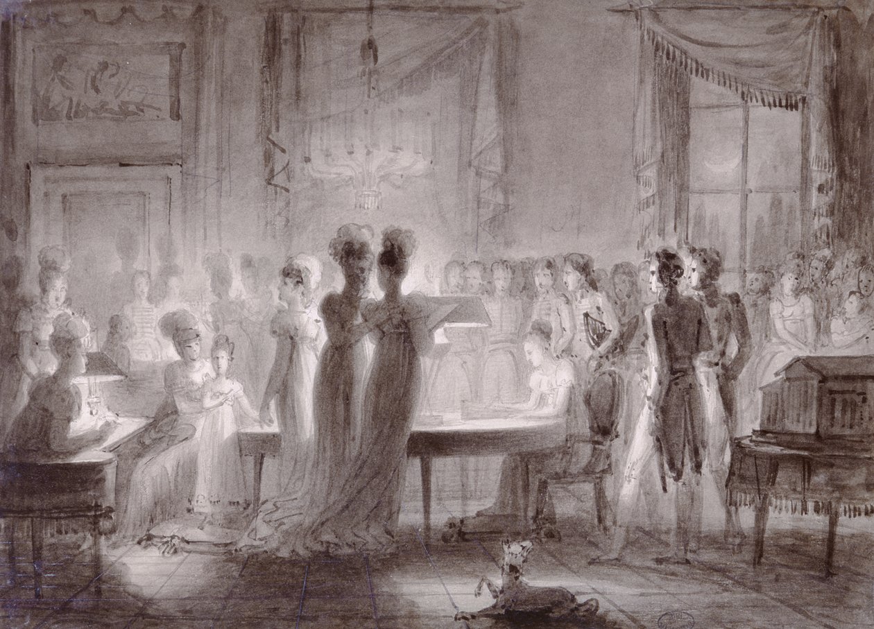 Sala Meridiana i Pitti-paladset, 1813 af Joseph Franque