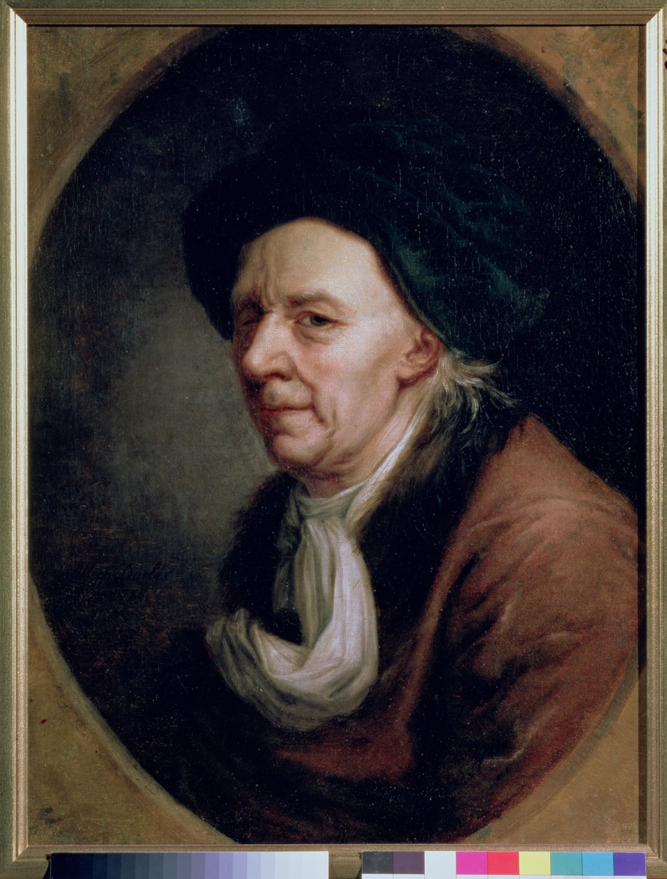 Portræt af matematikeren Leonard Euler (1707-83) af Joseph Friedrich August Darbes